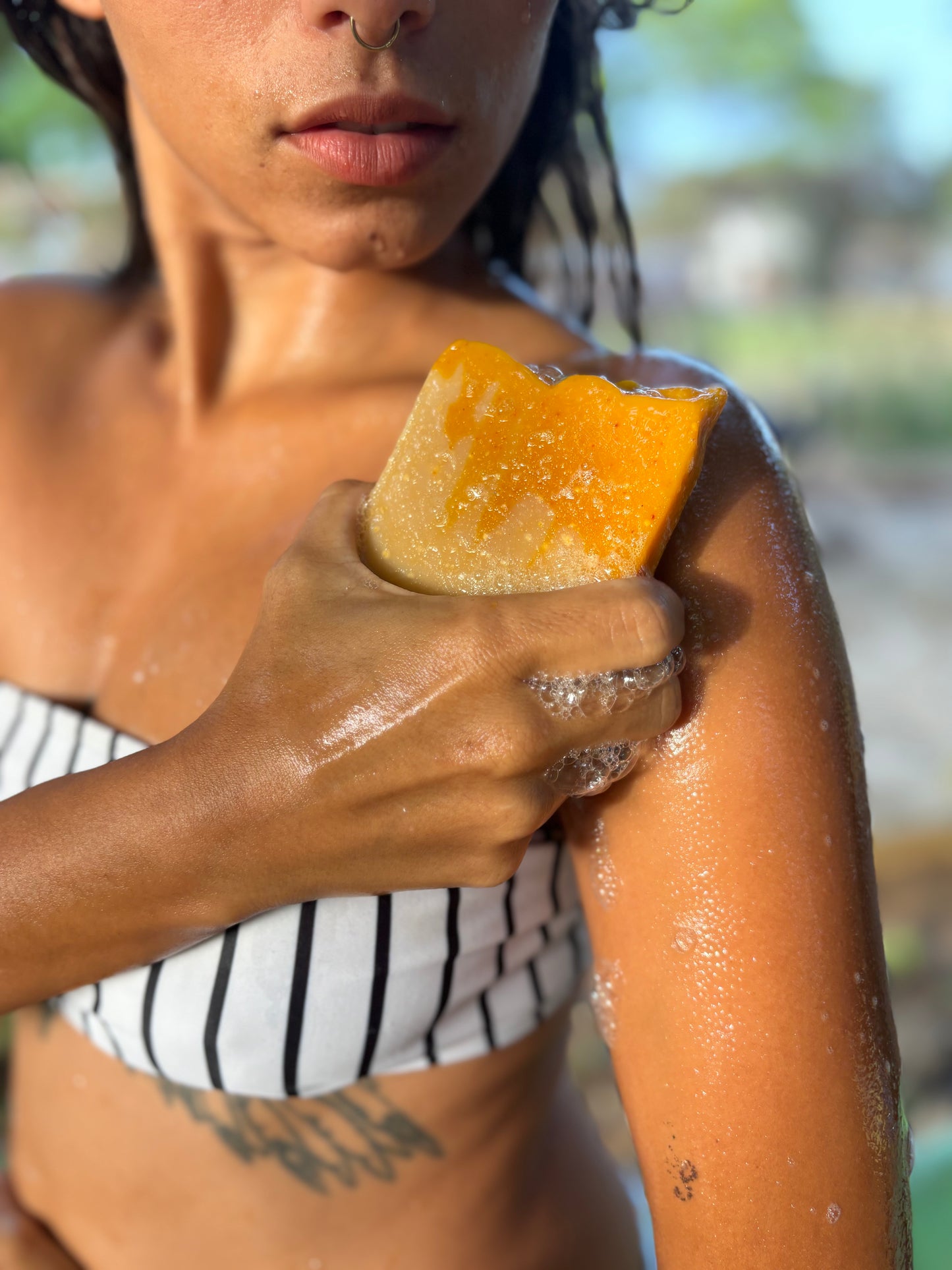 Jabón Artesanal de Papaya