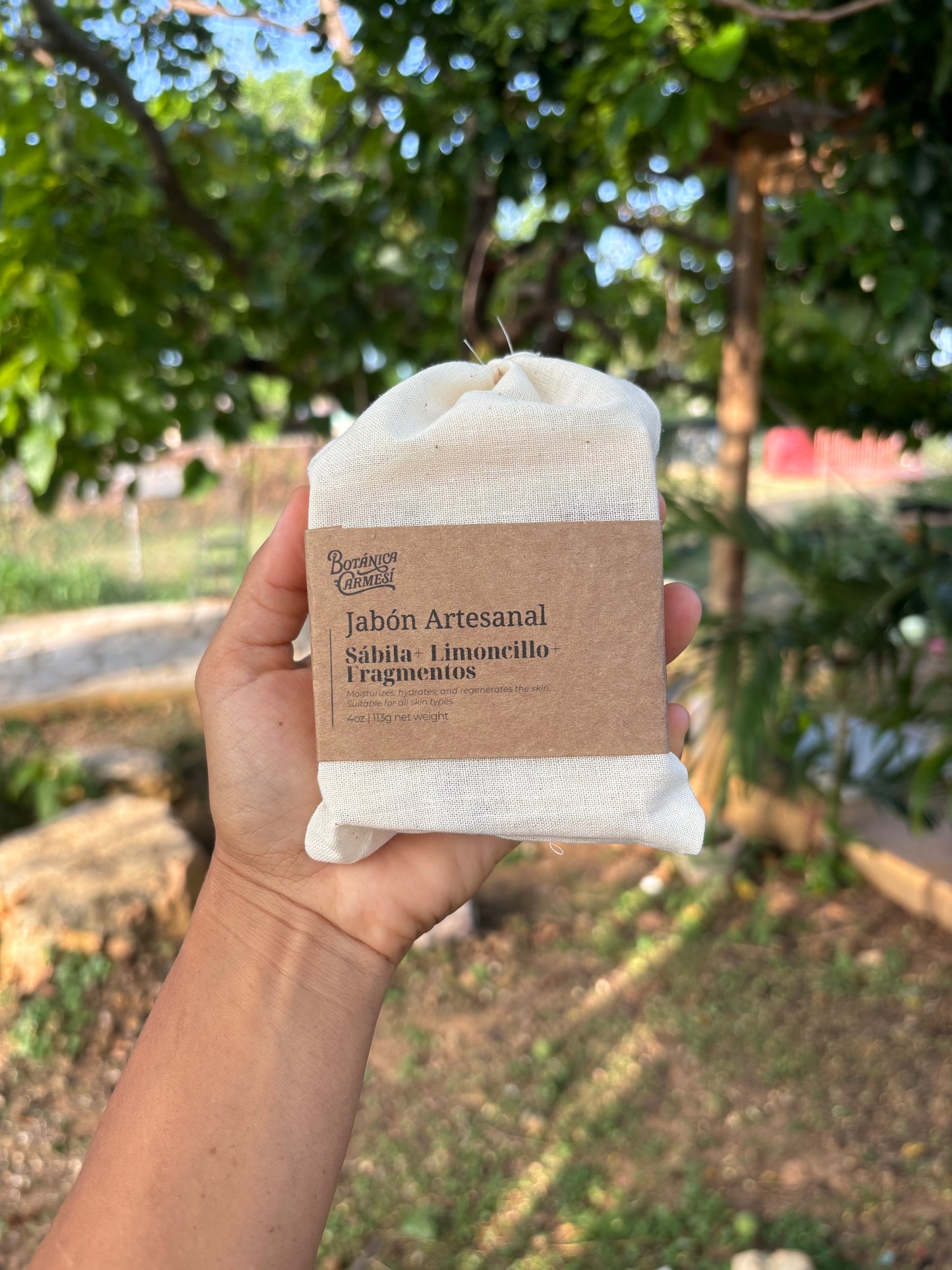 Jabón Artesanal de Sábila y Limoncillo